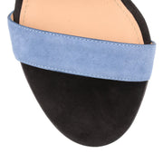 Elba 100 blue suede sandal