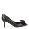 Talla 70 black leather pumps