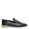 Lana black patent loafers