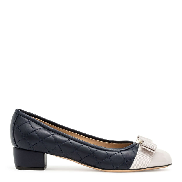 【最終値下】Salvatore Ferragamo VARAネイビー23.5cm SF14122S-Salvatore-Ferragamo-