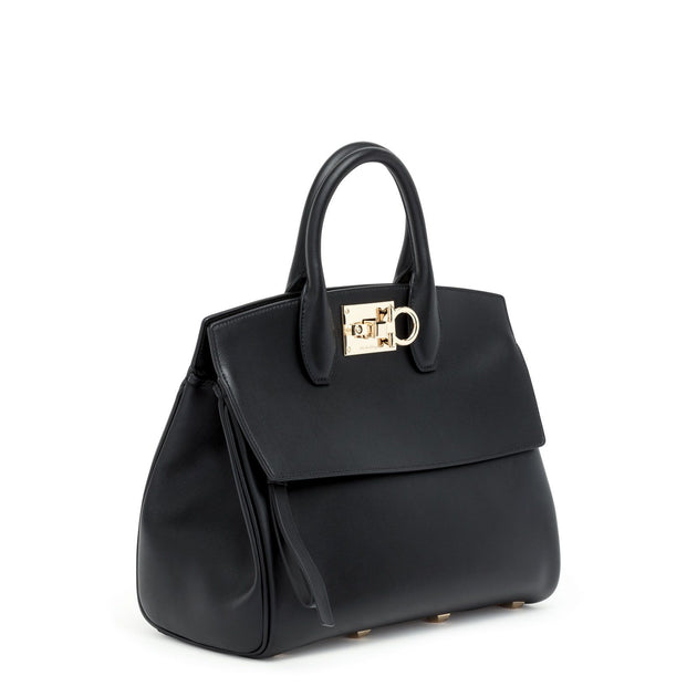Ferragamo | The Studio small black leather bag | Savannahs