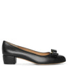 Vara bow leather pumps