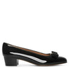 Vara bow patent black pumps