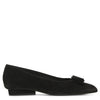 Viva black suede flats
