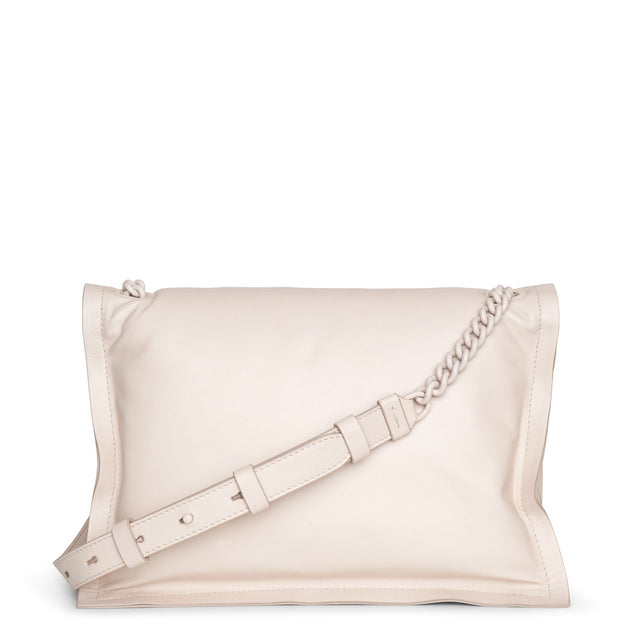 Salvatore Ferragamo Beige Viva Bow Shoulder Bag