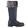 Shearling leather boot