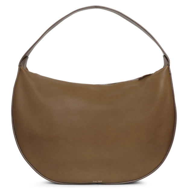 Allie Medium Leather Shoulder Bag in Brown - The Row