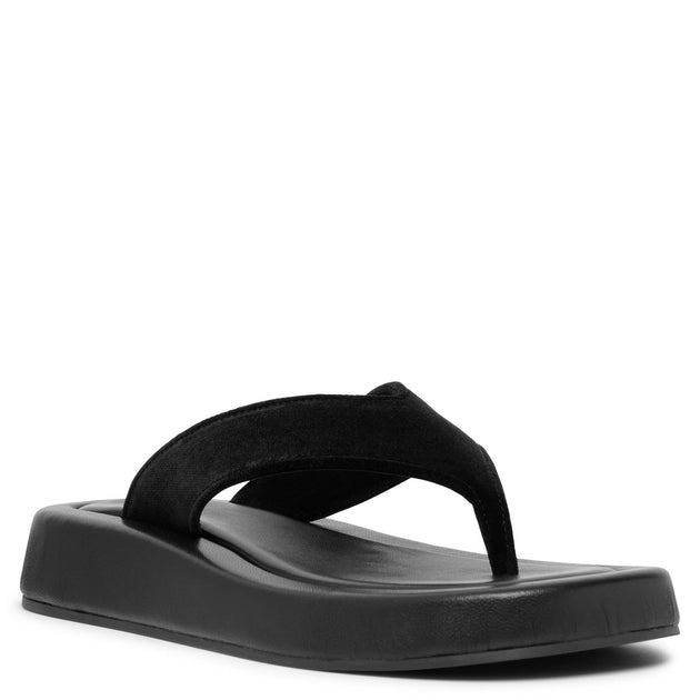 サンダル・ミュール THE ROW 24SS Black Ginza Slide Sandals F1159L52 BLK The Row Ginza Flip Flops | Black | FARFETCH