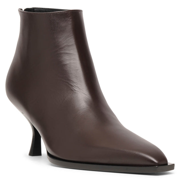 Coco dark brown leather boots