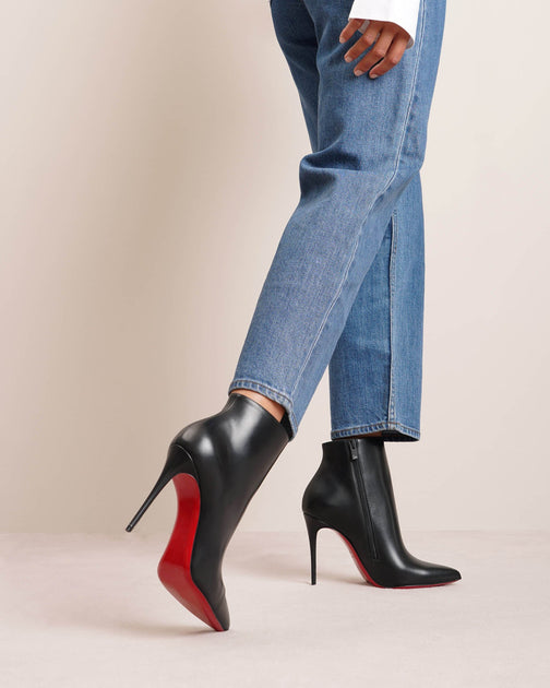 farve Visne hele Christian Louboutin | So Kate 100 Black Leather Booties | Savannahs