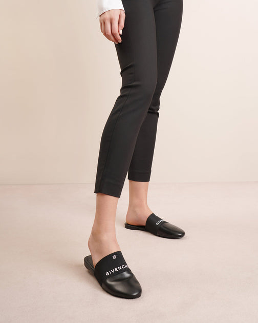 Givenchy Bedford 4G black flat mules Savannahs - Main Image