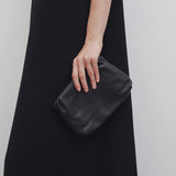 Bourse leather clutch bag