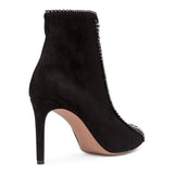 Black suede boots