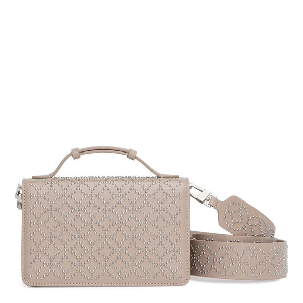 Franca Small light beige studded bag