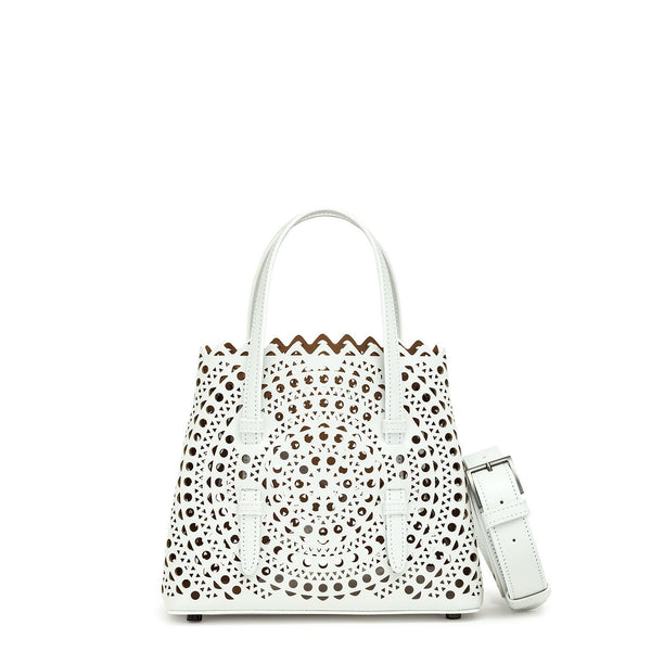 Mina mini white bag