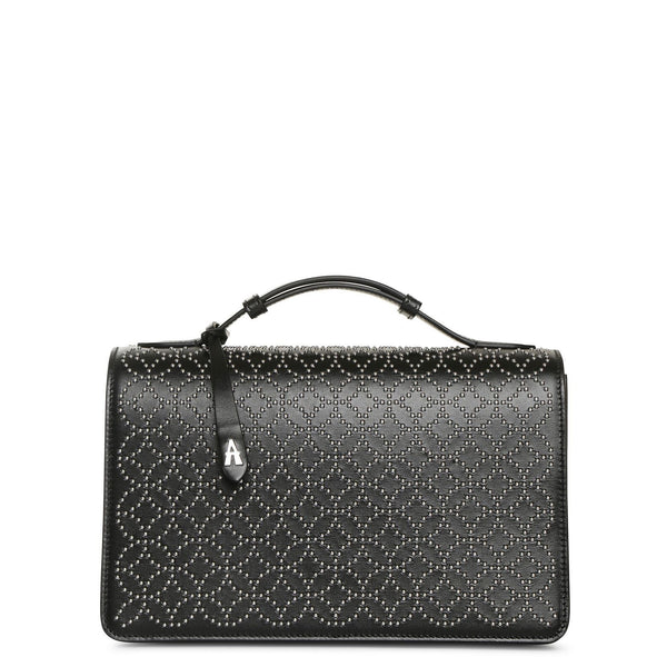 Franca Medium black studded bag