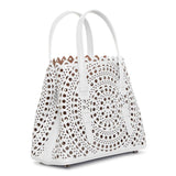 Mina Mini New Vienne white tote