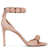 Bombe 90 beige suede sandals