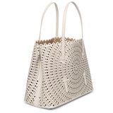 Mina 32 cream tote bag