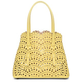 Mina Small yellow tote bag