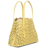Mina Small yellow tote bag