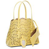 Mina Small yellow tote bag