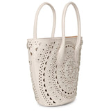 Latifa Mini Flower cream bag