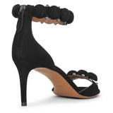 Bombe 70 black suede sandals