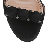 Bombe 70 black suede sandals