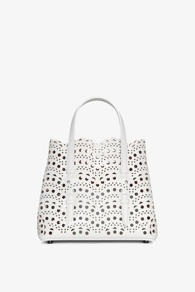 【ALAIA】MINA 20 LEATHER HANDBAG ALAÏA DUNE MINA 20 BAG IN VIENNE WAVE CALFSKIN |ALAÏA US