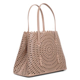 Mina 32 vienne circulaire beige tote bag
