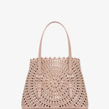 Mina 25 vienne circulaire beige tote bag