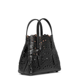 Mina 16 vienne vague black tote bag