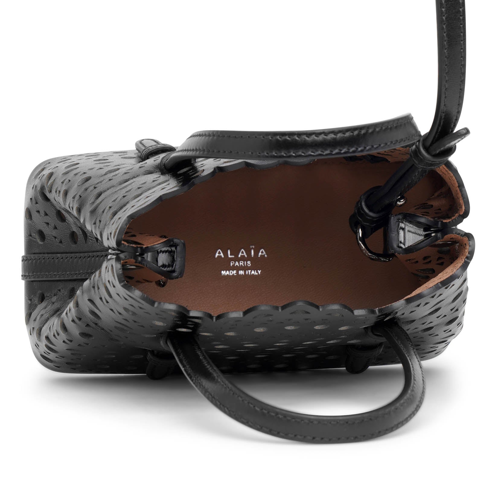 Alaïa | Mina 16 vienne vague black tote bag | Savannahs