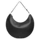Le Demi-Lune large leather bag