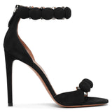 La Bombe 110 black suede sandals