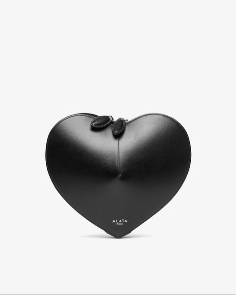 ALAIA ハートバック 黒 Alaïa | Le Coeur black leather crossbody bag | Savannahs