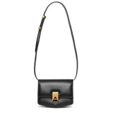 Le Papa small black leather bag