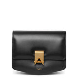 Le Papa small black leather bag