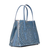 Mina 25 circulaire blue tote bag