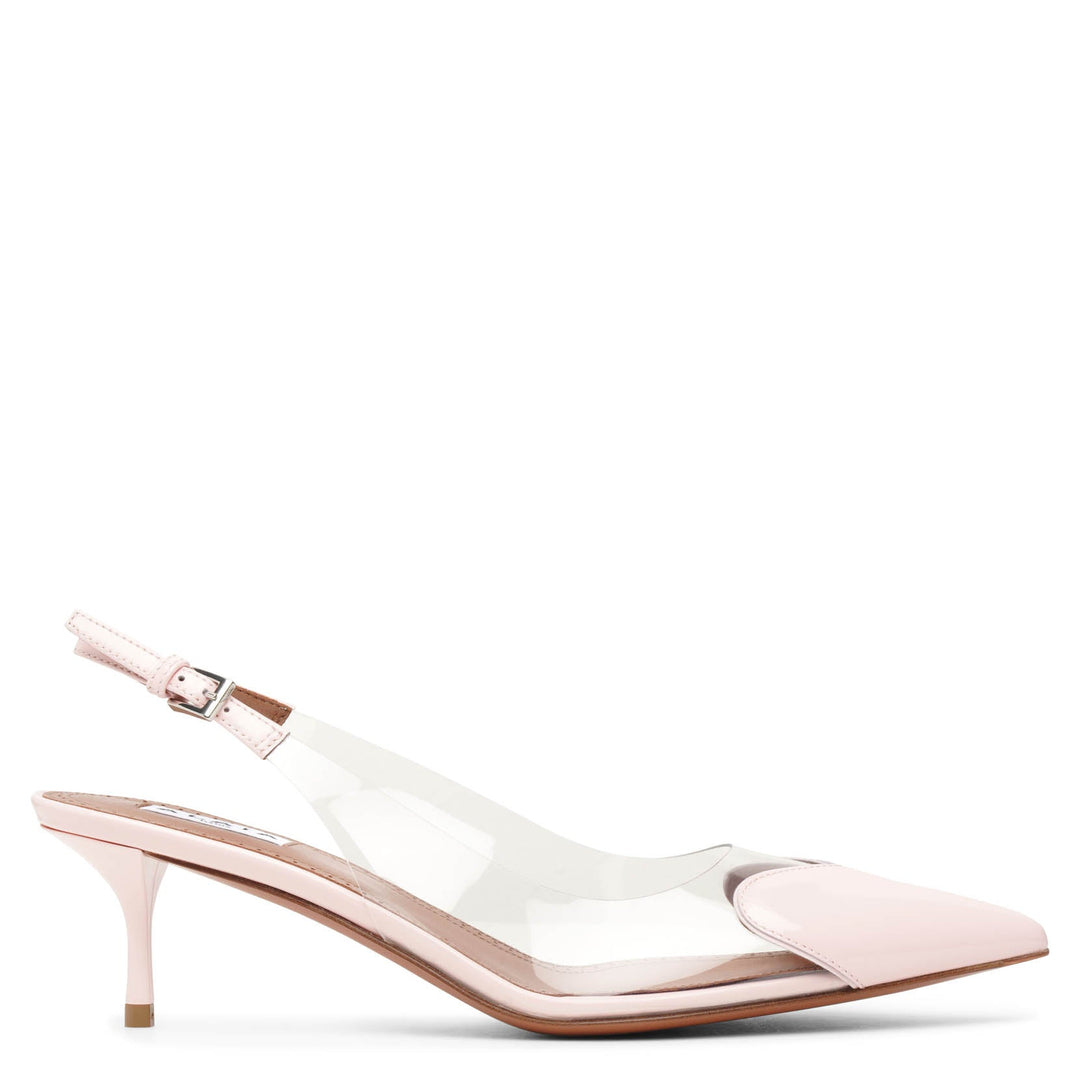 【関税&送料込】Alaia Decollete Slingback Le Coeur ALAÏA BLACK LE CŒUR SLINGBACKS IN PATENT LAMBSKIN |ALAÏA US