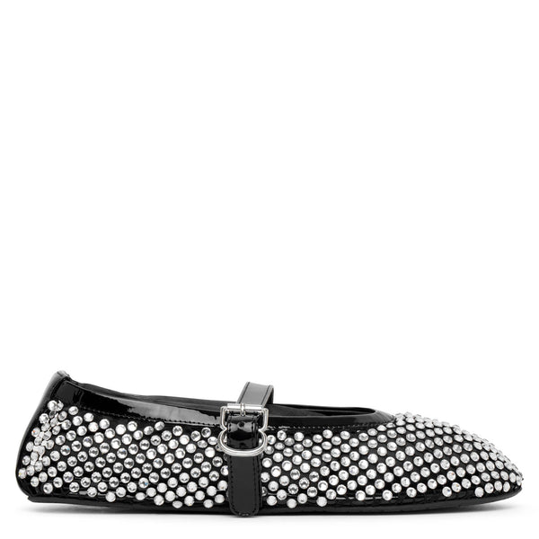 バレエシューズ Alaia Mesh ballet flats Black ALAÏA Women's Black Mesh Ballet Flats | ALAÏA US