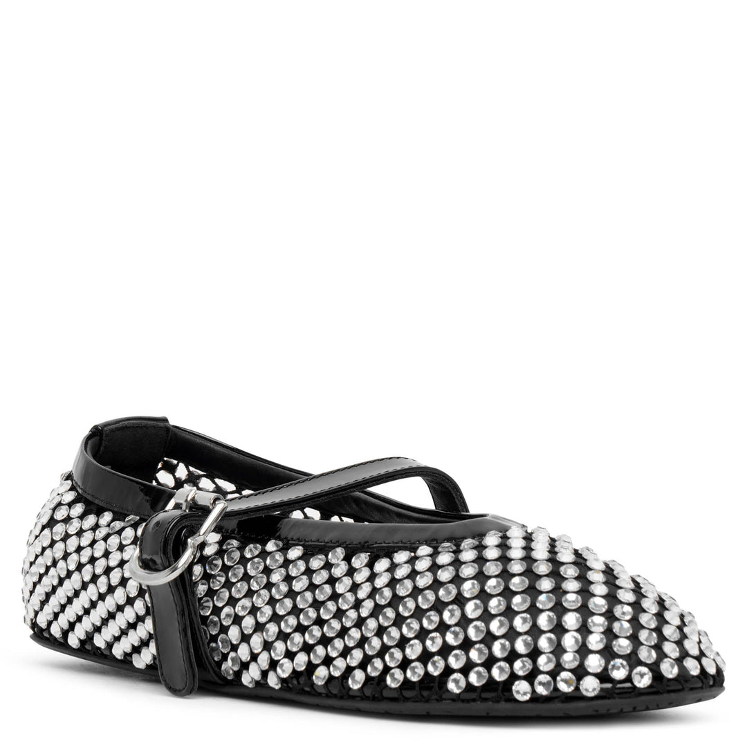 フラットシューズ ALAIA PERFO BLACK PERFORATED BALLET FLATS Alaïa Perfo black perforated ballet flats | TheDoubleF