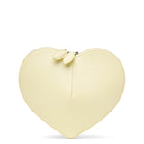 Le Coeur yellow leather crossbody bag