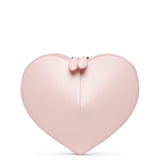 Le Coeur pink leather crossbody bag