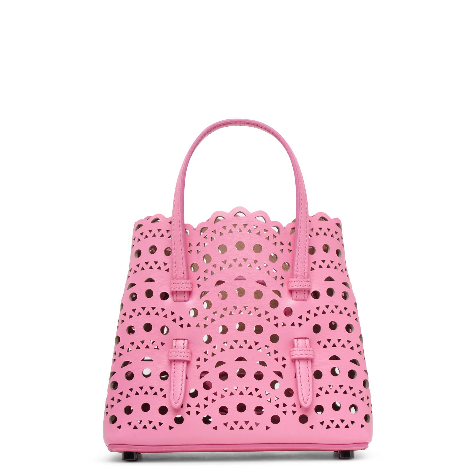 Alaïa Mina 16 Vienne Vague Hot Pink Tote Bag