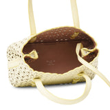 Mina 20 vienne vague yellow tote bag