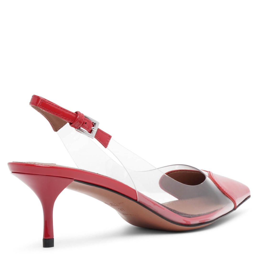 魅力的に演出 ☆ ALAIA Coeur 90 dark red patent slingbacks Alaïa | Coeur 90 dark red patent slingbacks | Savannahs