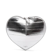 Alaïa | Le Coeur silver leather crossbody bag | Savannahs