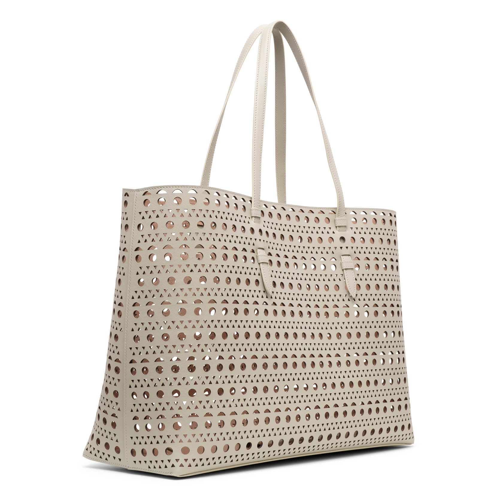 Alaïa | Mina 44 grey leather tote bag | Savannahs